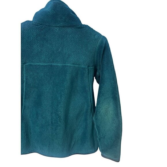 Patagonia Womens Synchilla Snap-T Fleece Pullover Teal, WIND RESISTANT, OUTDOORS - Picture 7 of 8